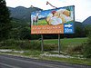 billboard pred salašom